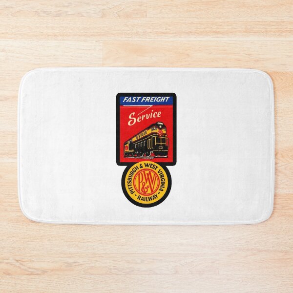 Item preview, Vintage Pittsburgh and West Virginia Railroad - Fast Freight Service designed and sold by QuayTradingCo.