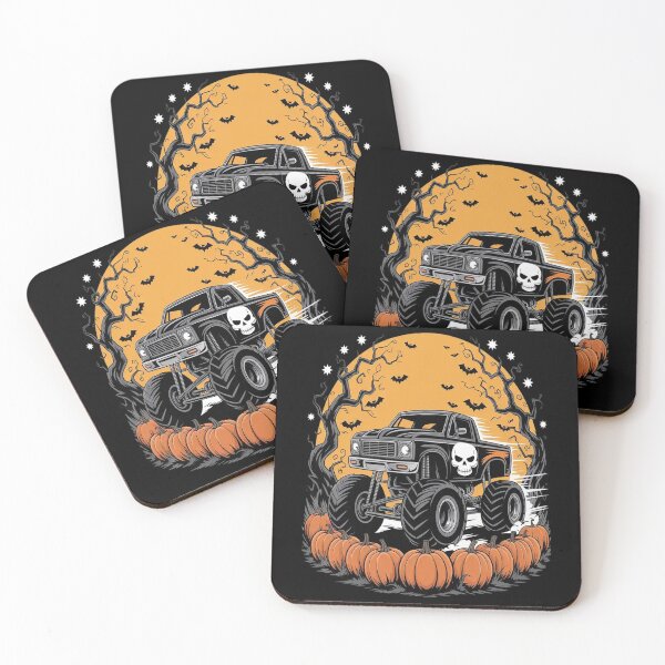 Item preview, Monster Truck Halloween Night Drive Into The Spooky Unknown Halloween Lovers designed and sold by brinbotty.