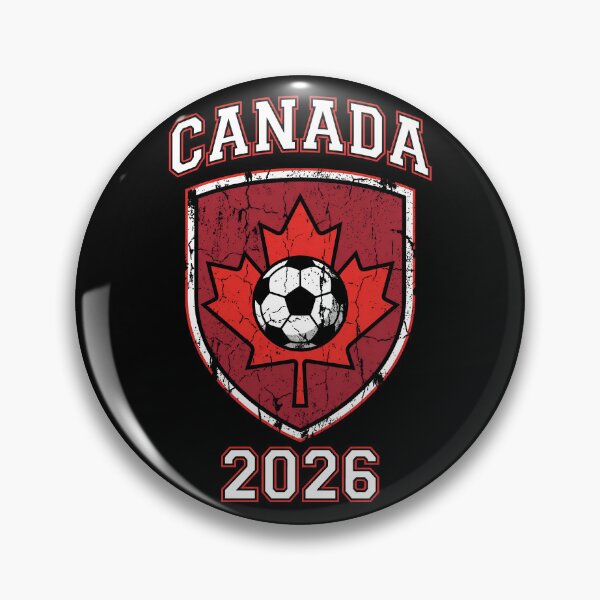 Item preview, Canada 2026 Soccer Shield | Canadian Football Fan Graphic Design designed and sold by Imaginationbeyond.