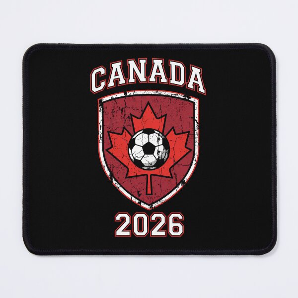 Item preview, Canada 2026 Soccer Shield | Canadian Football Fan Graphic Design designed and sold by Imaginationbeyond.