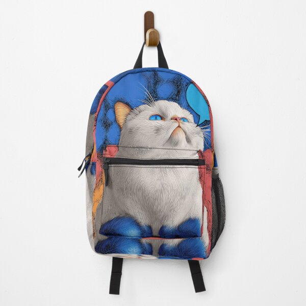 Item preview, Cute Comic Kitten with Speech Bubble Illustration designed and sold by Grafititee.
