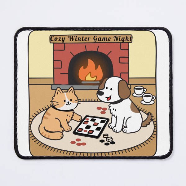 Item preview, Cozy Winter Game Night Design – Board Games, Warm Vibes & Holiday Comfort designed and sold by PixelWaveBD.