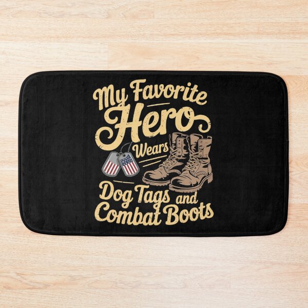 Item preview, Hero Wears Dog Tags Combat Boots Proud  designed and sold by MarryIsMonth.