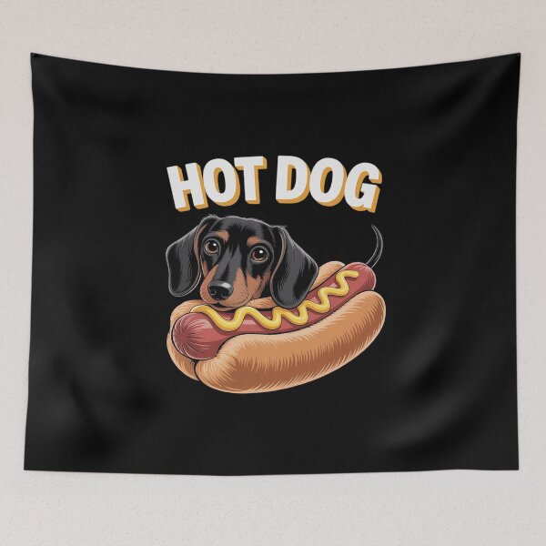 Item preview, Hot Dog Dachshund National Hot Dog Day  designed and sold by FadeOfThrone.