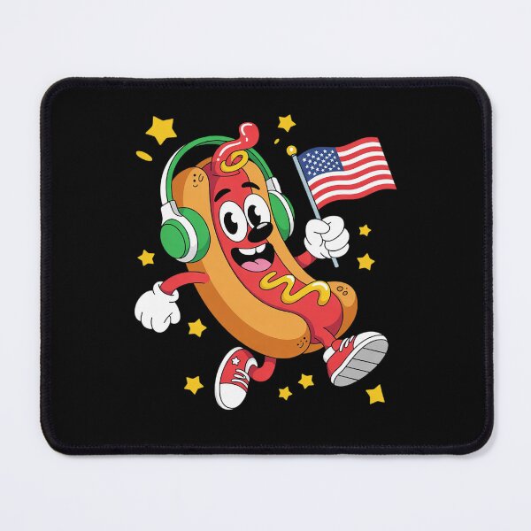 Item preview, Hot Dog National Hot Dog Day American Flag  designed and sold by FadeOfThrone.