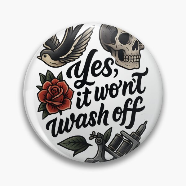 Item preview, Tattoos forever - Yes, it won't wash off designed and sold by Lia Vina.