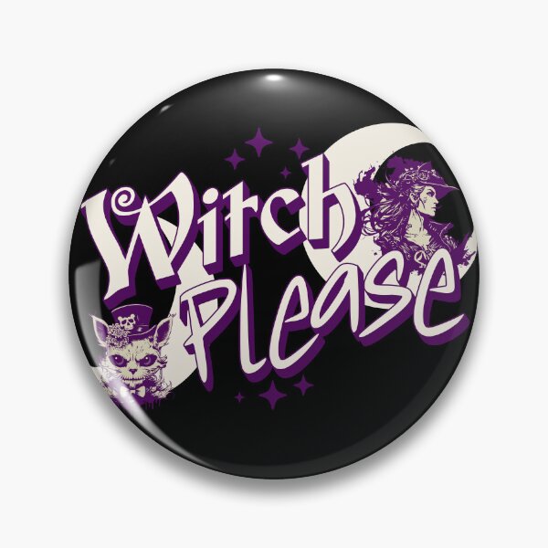 Item preview, “Witch Please” Funny Witchy Aesthetic Design – Gothic Halloween Fantasy Graphic designed and sold by onlin3boutiqu3.