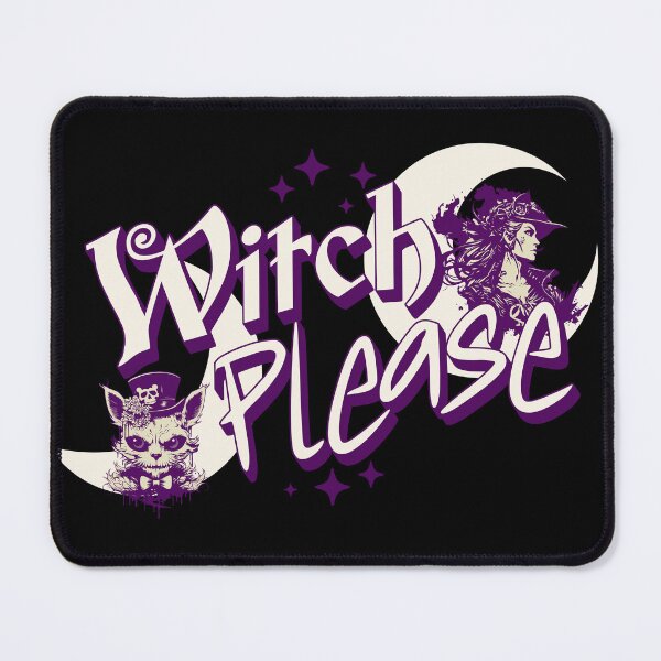 Item preview, “Witch Please” Funny Witchy Aesthetic Design – Gothic Halloween Fantasy Graphic designed and sold by onlin3boutiqu3.