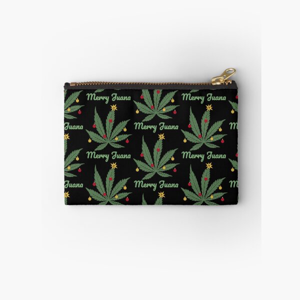 Item preview, Stoner Christmas Tree – Merry Juana Weed Leaf Design designed and sold by Cannaxes Studio.