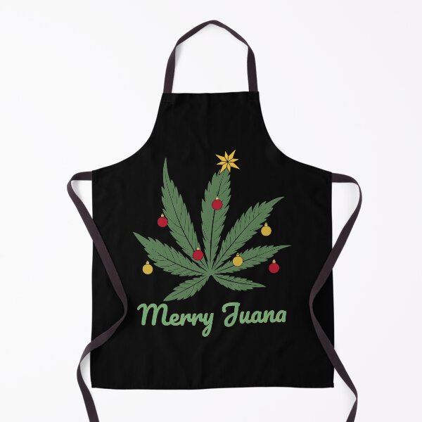 Item preview, Stoner Christmas Tree – Merry Juana Weed Leaf Design designed and sold by Cannaxes Studio.