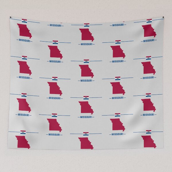 Item preview, Missouri State Pride - Classic Silhouette & Flag Graphic designed and sold by mashmosh.