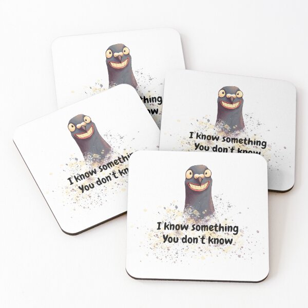 Item preview, Pigeon Art – I Know Something You Don’t Know  designed and sold by FMproject.