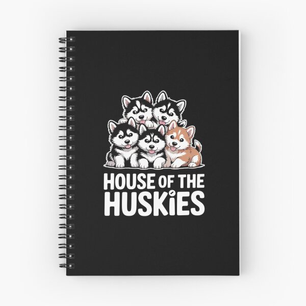 Item preview, House of the Huskies Cute Watercolor Puppy Huskies Pack  designed and sold by FadeOfThrone.