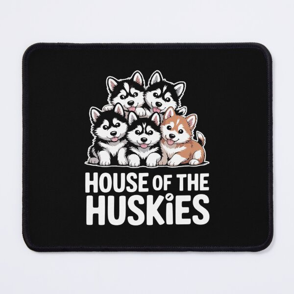 Item preview, House of the Huskies Cute Watercolor Puppy Huskies Pack  designed and sold by FadeOfThrone.