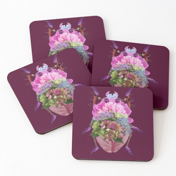 Item preview, Peony Hydrangea Flower Beetle designed and sold by capricedefille.