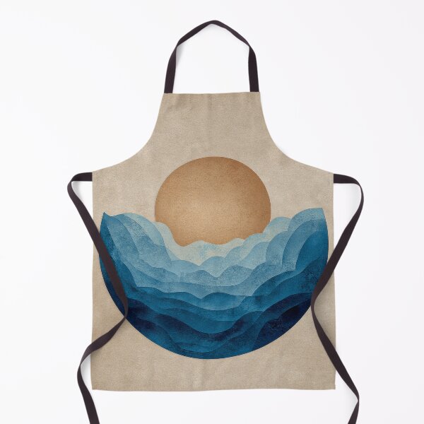 Item preview, Abstract Sun & Ocean Waves – Minimal Coastal Harmony designed and sold by NewArt33.