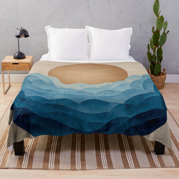 Item preview, Abstract Sun & Ocean Waves – Minimal Coastal Harmony designed and sold by NewArt33.