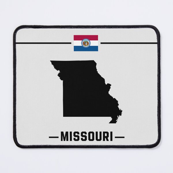 Item preview, Missouri Pride, State Silhouette & Flag Heritage designed and sold by mashmosh.