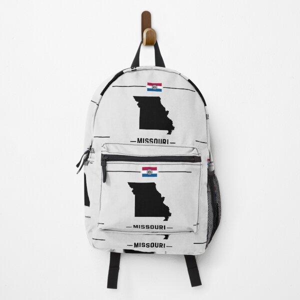 Item preview, Missouri Pride, State Silhouette & Flag Heritage designed and sold by mashmosh.