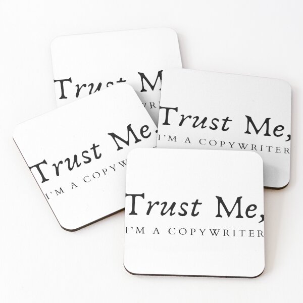 Item preview, Trust Me I’m A Copywriter – Funny Writing & Marketing Quote Design designed and sold by GeekySoles.