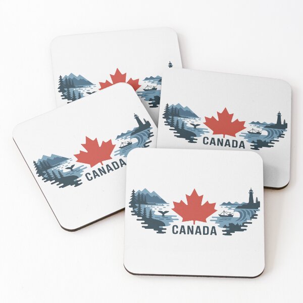 Item preview, Canada Maple Leaf Landscape Nature Scenic Art Print designed and sold by cabana.space.