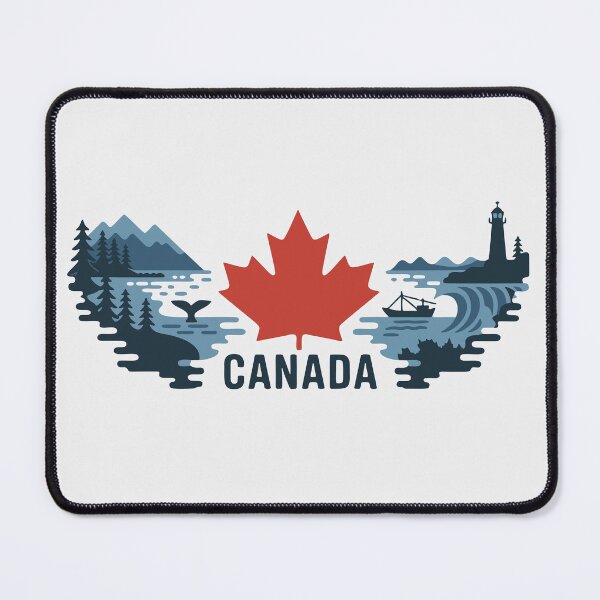 Item preview, Canada Maple Leaf Landscape Nature Scenic Art Print designed and sold by cabana.space.