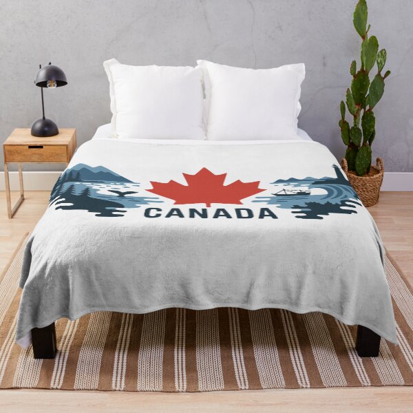 Item preview, Canada Maple Leaf Landscape Nature Scenic Art Print designed and sold by cabana.space.