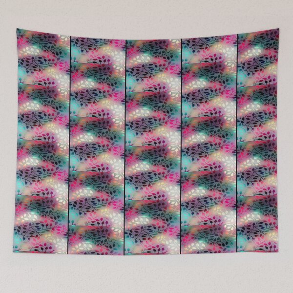 Item preview, Colorful Modern Leafy Branch Artwork Design  designed and sold by NivyasArtistry.