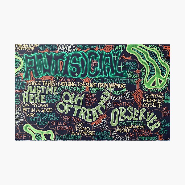 Item preview, antisocial expression designed and sold by teasedrawings.