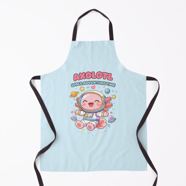 Item preview, Cute Axolotl in Space in Kawaii Funny Music Style designed and sold by Sitchko.