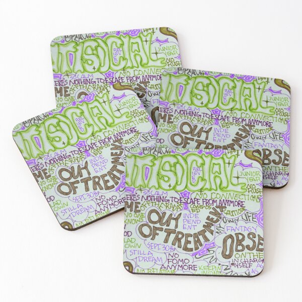 Item preview, antisocial expression designed and sold by teasedrawings.