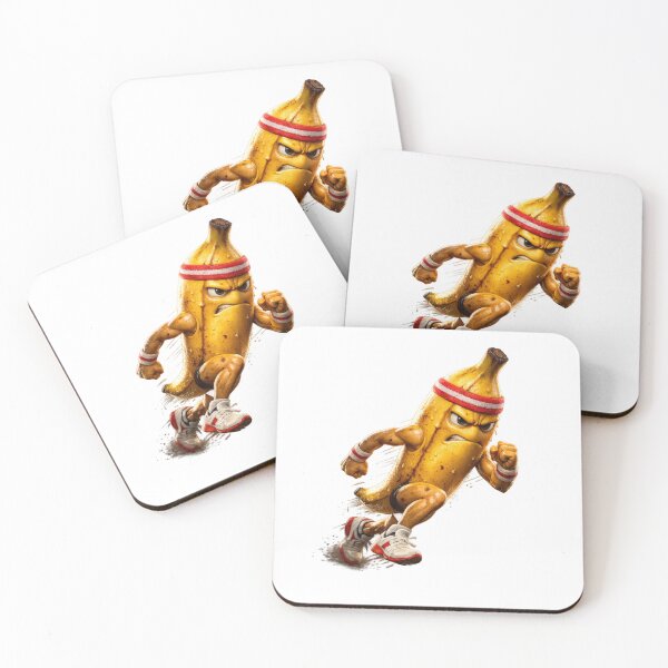 Item preview, Speed Banana 2 - 3D Hyper-Realistic Sprinter Design designed and sold by AI Experiment Lab.