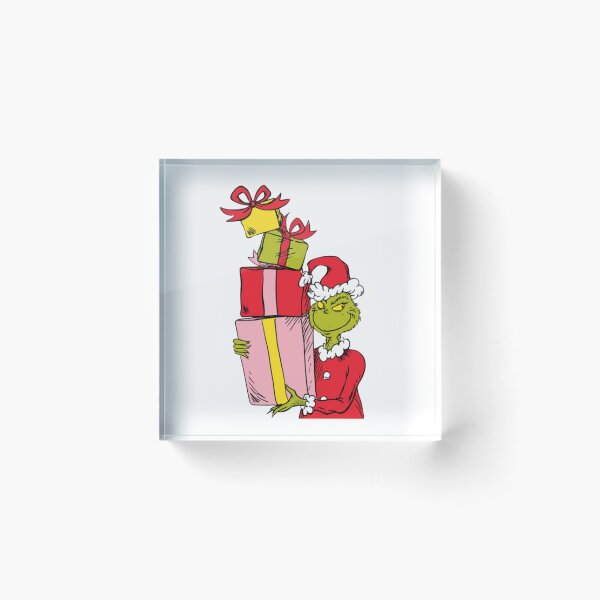 Item preview, The Grinch with Presents Print designed and sold by AzhPrintShop.