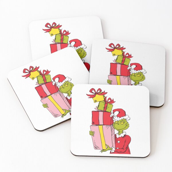 Item preview, The Grinch with Presents Print designed and sold by AzhPrintShop.