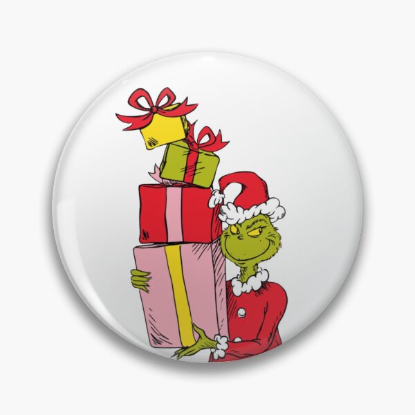 Item preview, The Grinch with Presents Print designed and sold by AzhPrintShop.