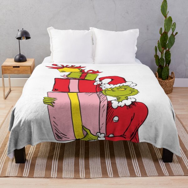 Item preview, The Grinch with Presents Print designed and sold by AzhPrintShop.