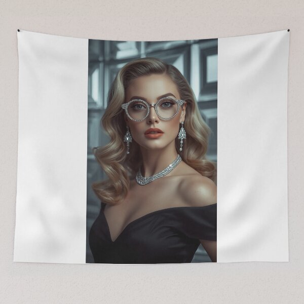 Item preview, Woman portrait glamorous and elegant designed and sold by BenCoStyle.
