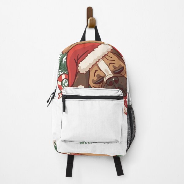 Item preview, Boxer Dog Christmas Lover Gift - Sleeping Santa Puppy Art designed and sold by The Grumpy Pet Club.