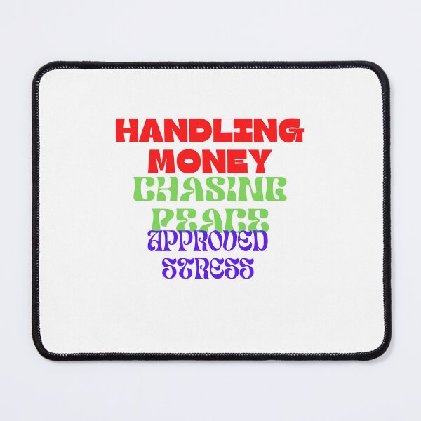 Item preview, handling money chasing peace approved peace designed and sold by Anixtastickers.