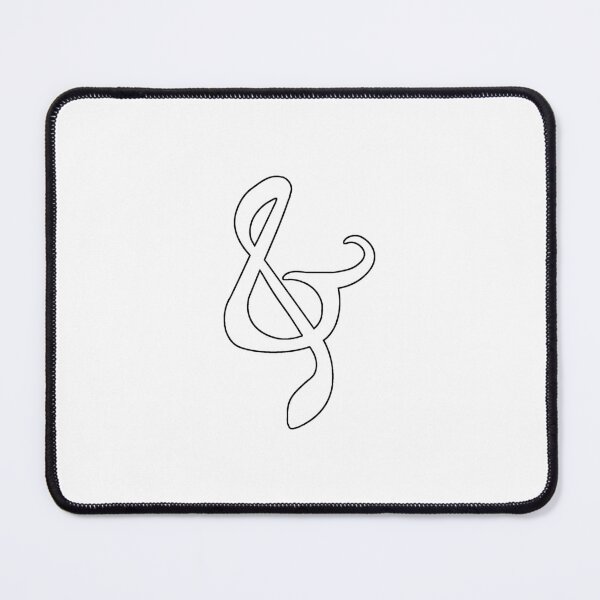 Item preview, White outlines Treblesand designed and sold by DizzyPride.