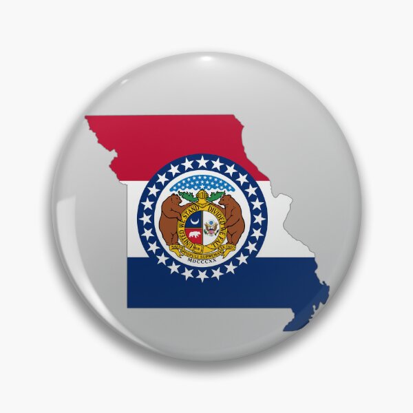 Item preview, Missouri State Flag Map - Show Me State Pride designed and sold by mashmosh.