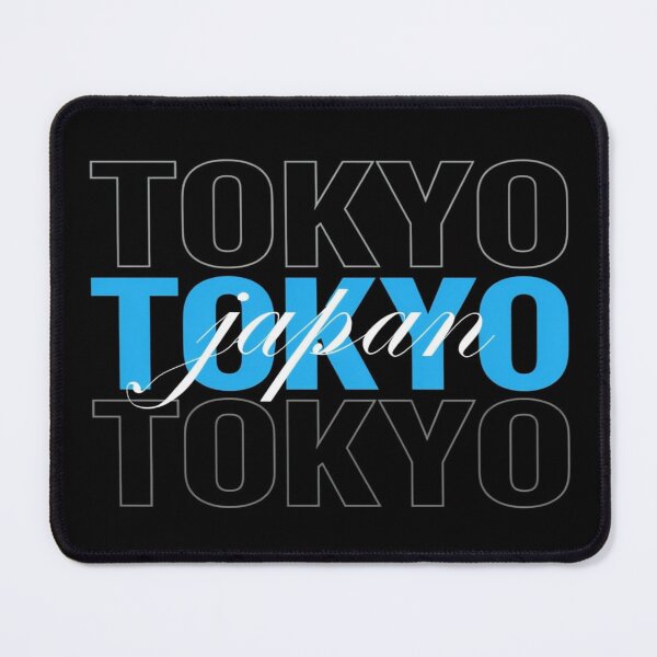 Item preview, Modern Tokyo Japan Typography – Bold Urban Streetwear Design with Blue Accent and Script Overlay designed and sold by Bright Nest Studio.