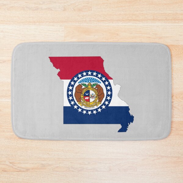 Item preview, Missouri State Flag Map - Show Me State Pride designed and sold by mashmosh.
