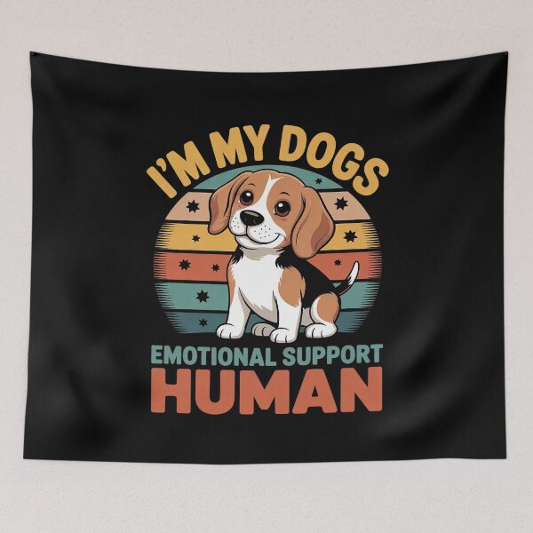 Item preview, I'm My dog's Emotional Support-Human  designed and sold by MarryIsMonth.