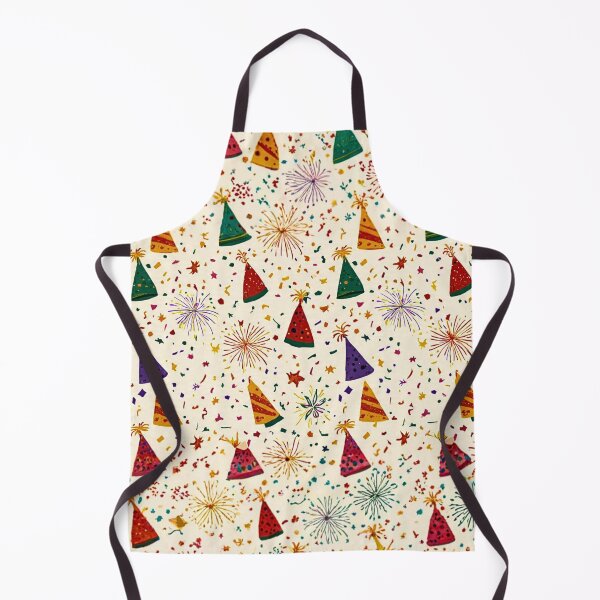 Item preview, Festive Party Hats & Fireworks Seamless Pattern – Colorful Celebration Design designed and sold by lavanya11.