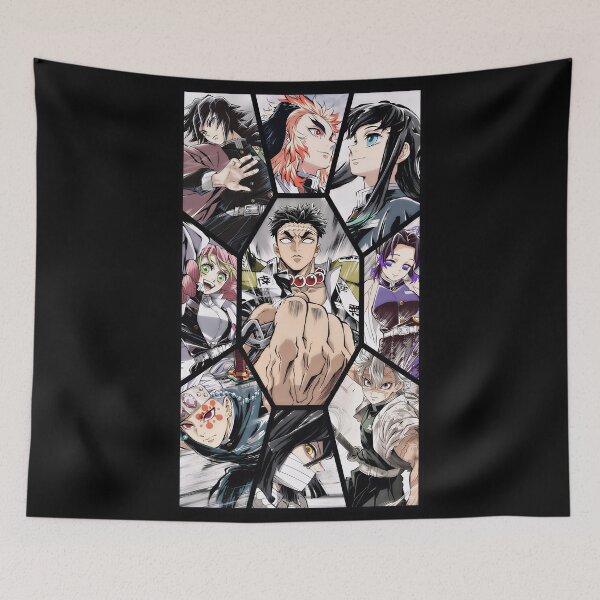 Item preview, Demon Slayer Hashira – Kimetsu no Yaiba Elite Swordsmen Anime Artwork designed and sold by PosterFuel.
