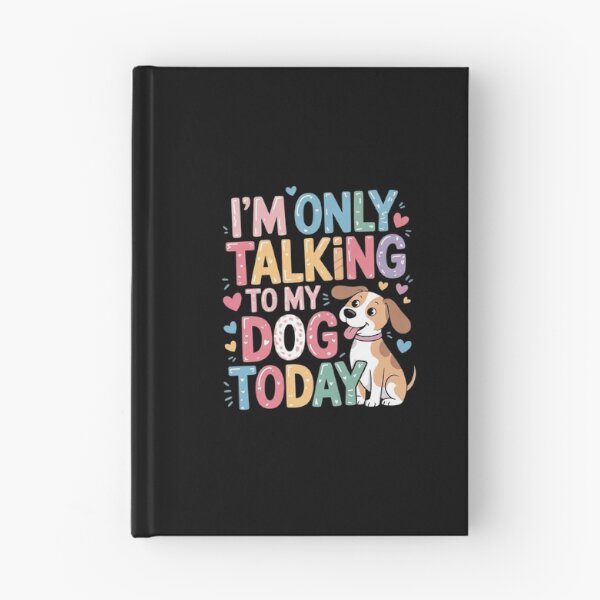 Item preview, I'm Only Talking To Dog Today The National Pet Day Men Women Girls Kids  designed and sold by FadeOfThrone.