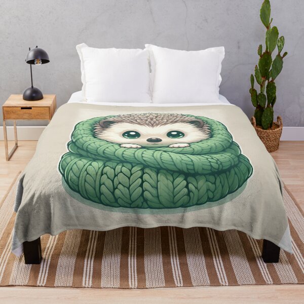 Artikelvorschau, Cute Cozy Hedgehog Illustration entworfen und verkauft von Next-level-arts.