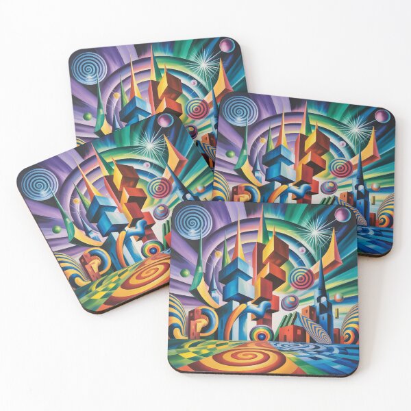 Item preview, А fantastical cityscape, dreamlike. designed and sold by Lilashakti ⭐️ ⭐️ ⭐️ ⭐️ ⭐️.