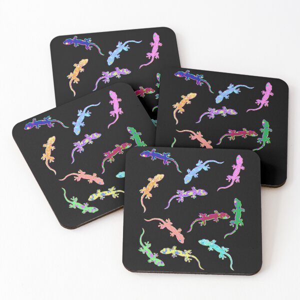Item preview, Glitchy Geckos doodle Pattern designed and sold by FandomizedRose.